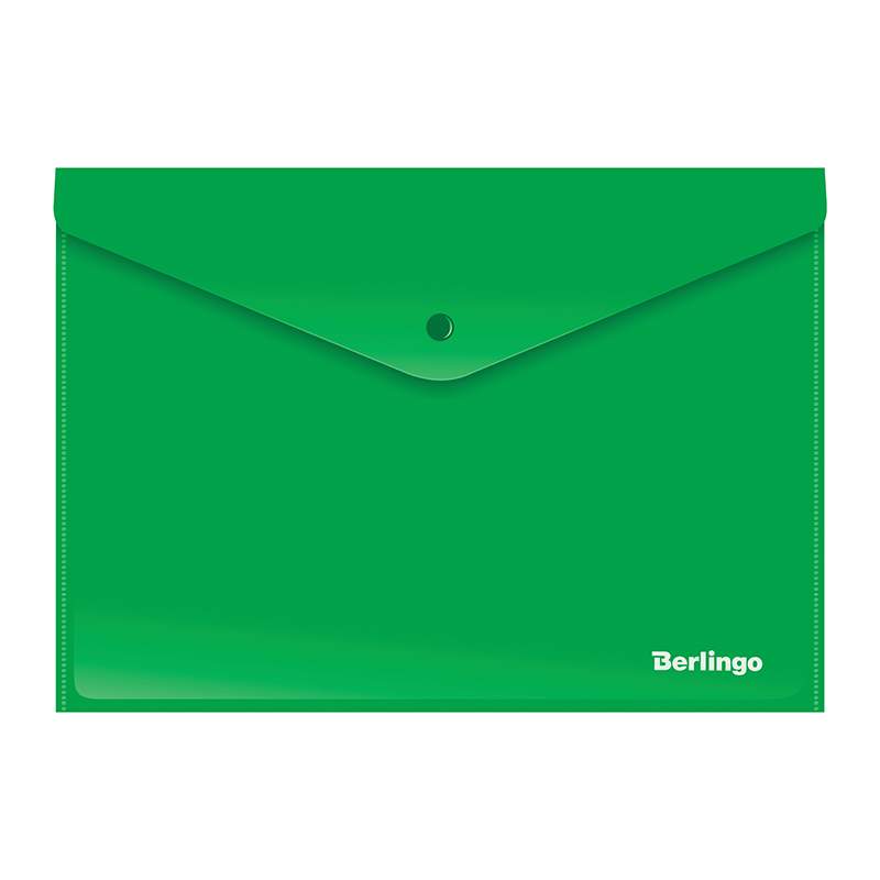 

Папка-конверт на кнопке Berlingo 298261, 10 штук, Зеленый