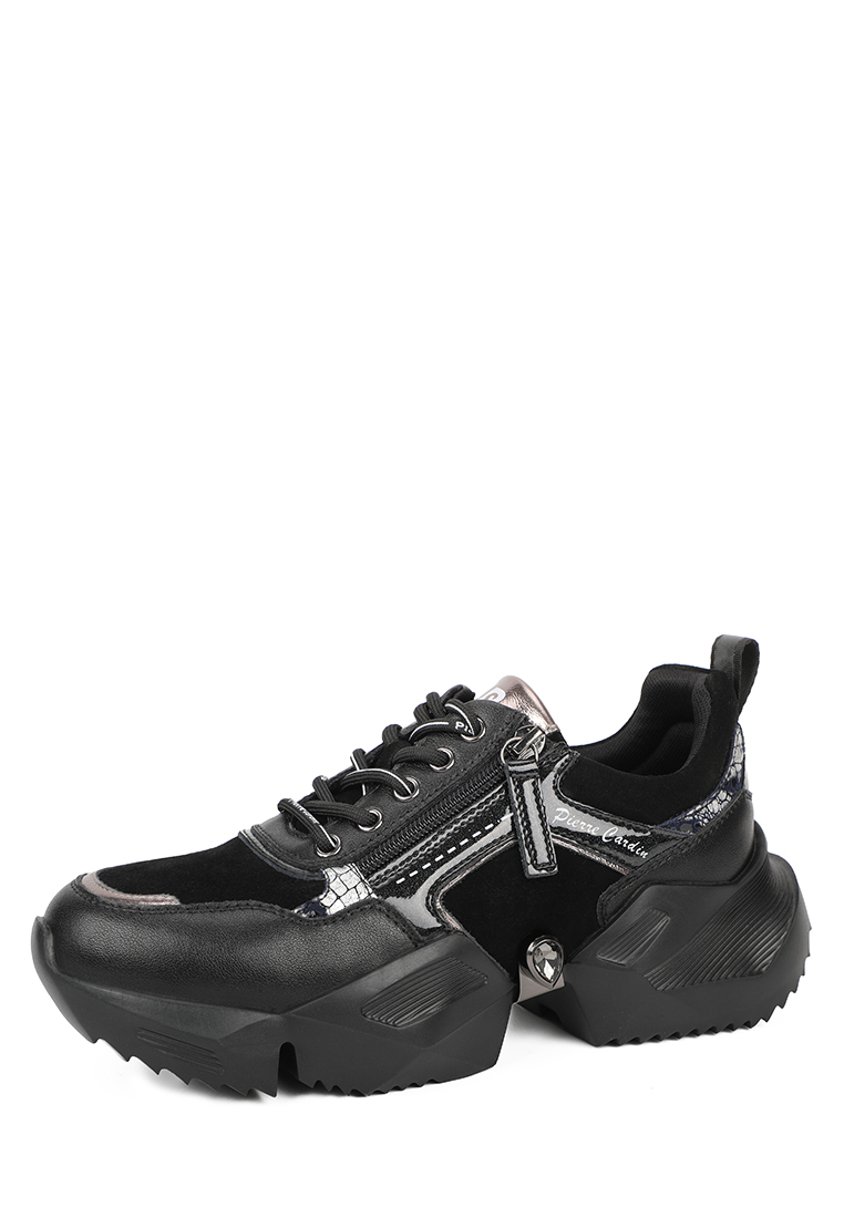 

Кроссовки женские Pierre Cardin 217067 черные 38 RU, Черный, 217067