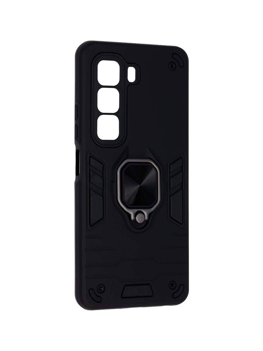 

Чехол для Infinix Hot 50 (4G) с кольцом подставкой, черный, ZAC-INF-H50