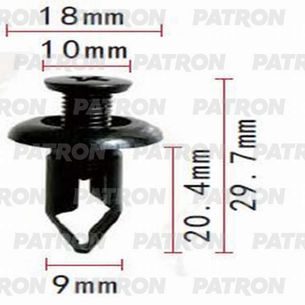 

Клипса Автомобильная PATRON P371083