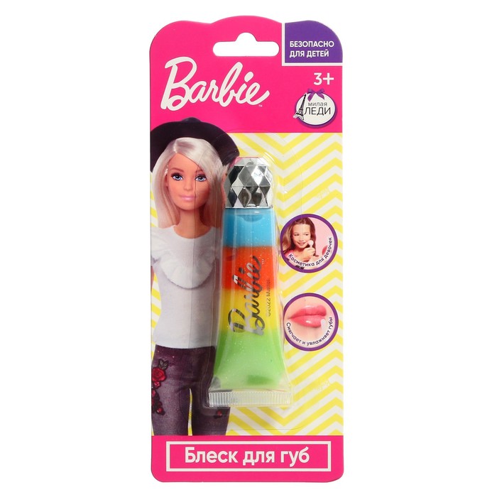 Блеск для губ детский Милая Леди Barbie 4 цвета (78852)