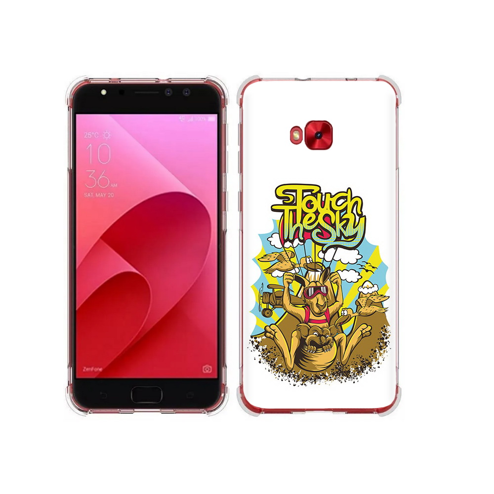 Чехол MyPads Tocco для Asus ZenFone 4 Selfie нарисованное кенгуру комикс (PT76274.652.505)