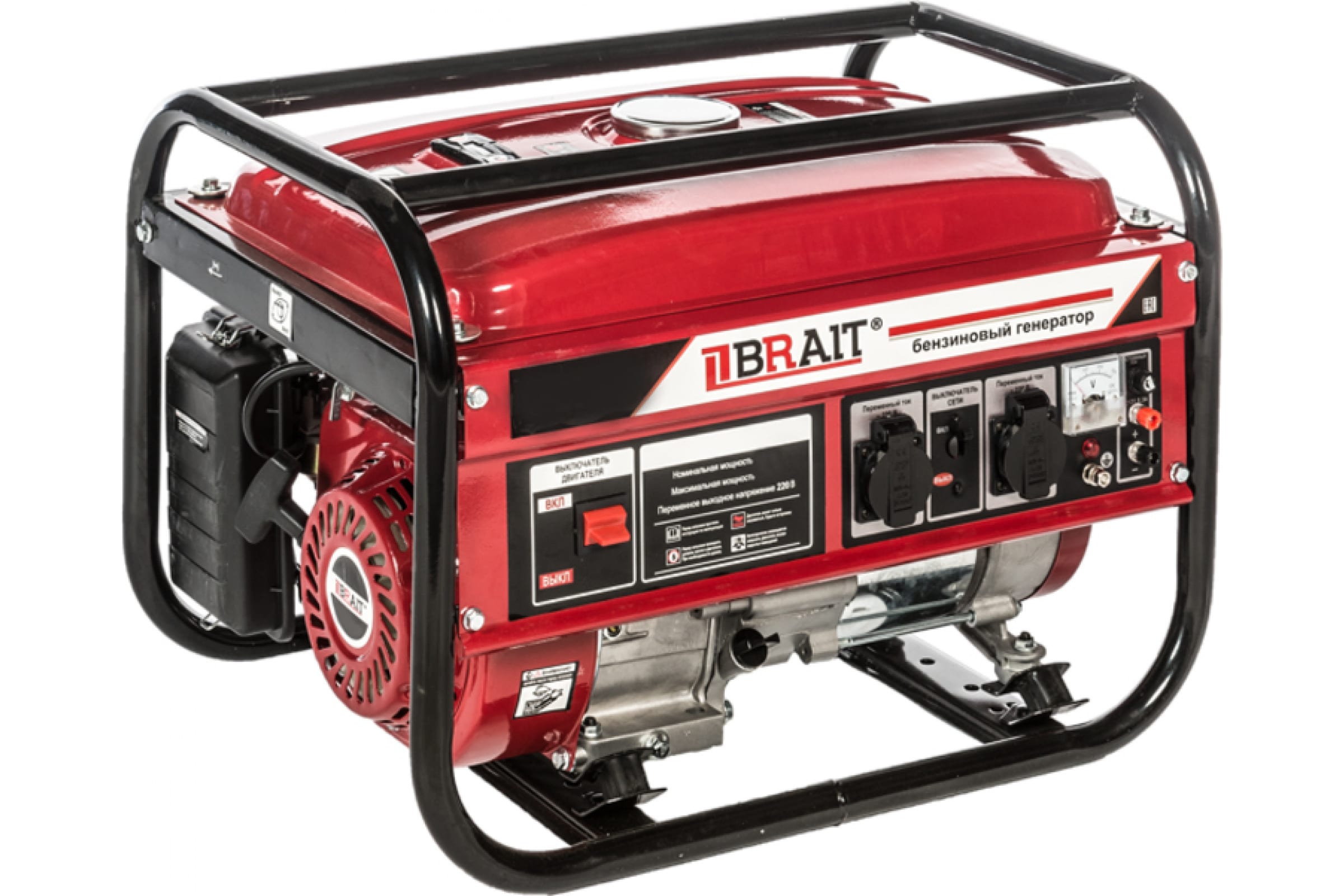 фото Генератор бензиновый brait br6500-cu 02.01.010.029