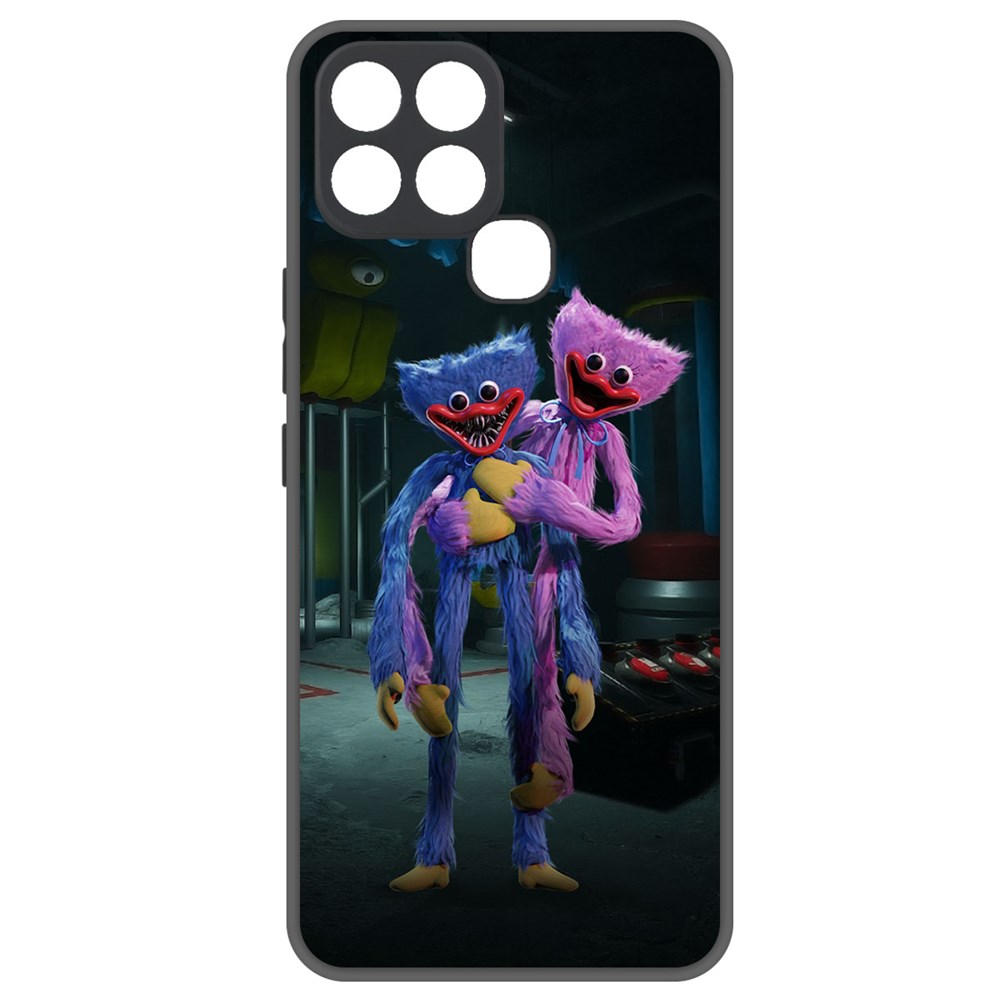 Чехол-накладка Софт Хаги Ваги и Киси Миси для Infinix Smart 6