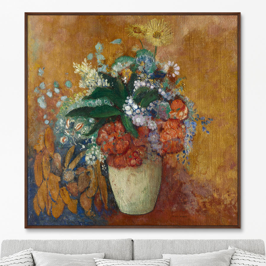 

Репродукция картины на холсте Vase of Flowers 1905г. Размер картины: 105х105см