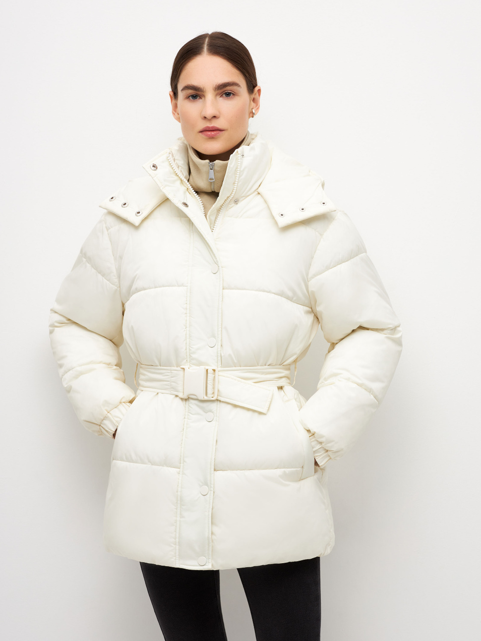 

Куртка женская Sela Moms 2810011104 белая XS, 2810011104