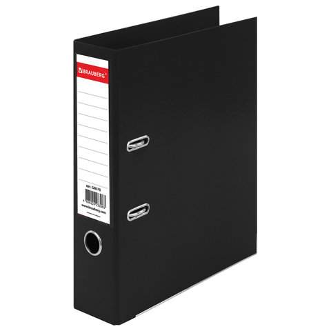

Папка-регистратор Brauberg 228570, 5 штук, Черный