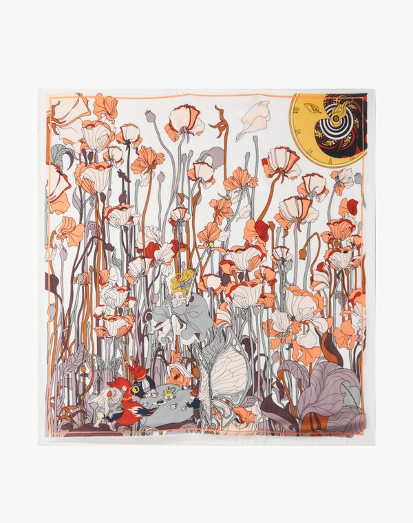 

Шейный платок женский Mascotte 730-2116 бежевый, 70х70 см, 730-2116