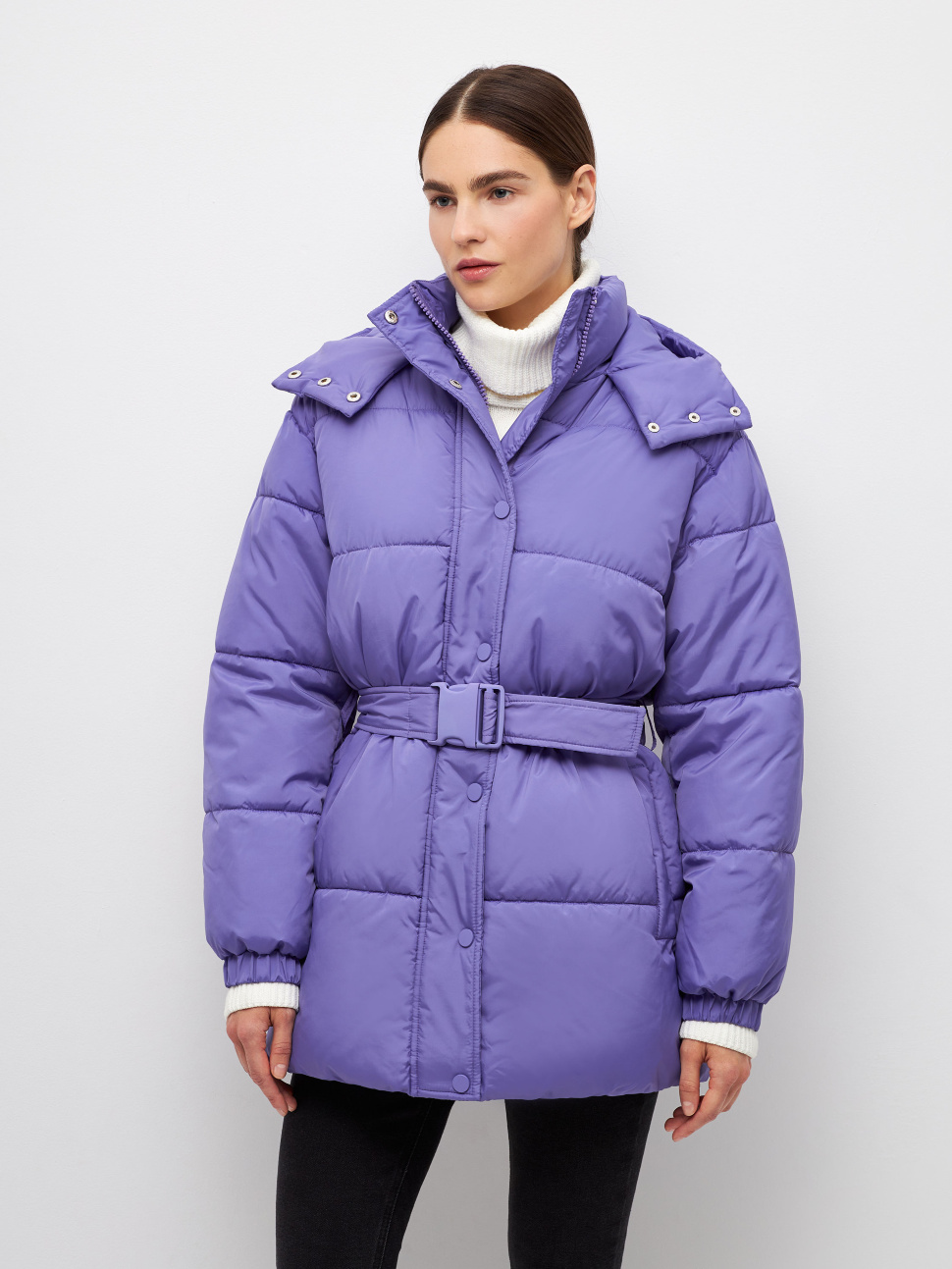 

Куртка женская Sela Moms 2810011104 фиолетовая XS, 2810011104