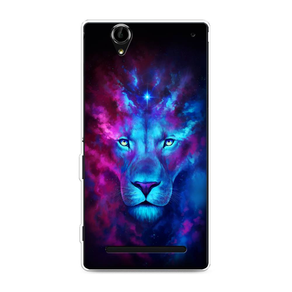

Чехол Awog на Sony Xperia T2 Ultra "Космический лев", Разноцветный, 50950-1