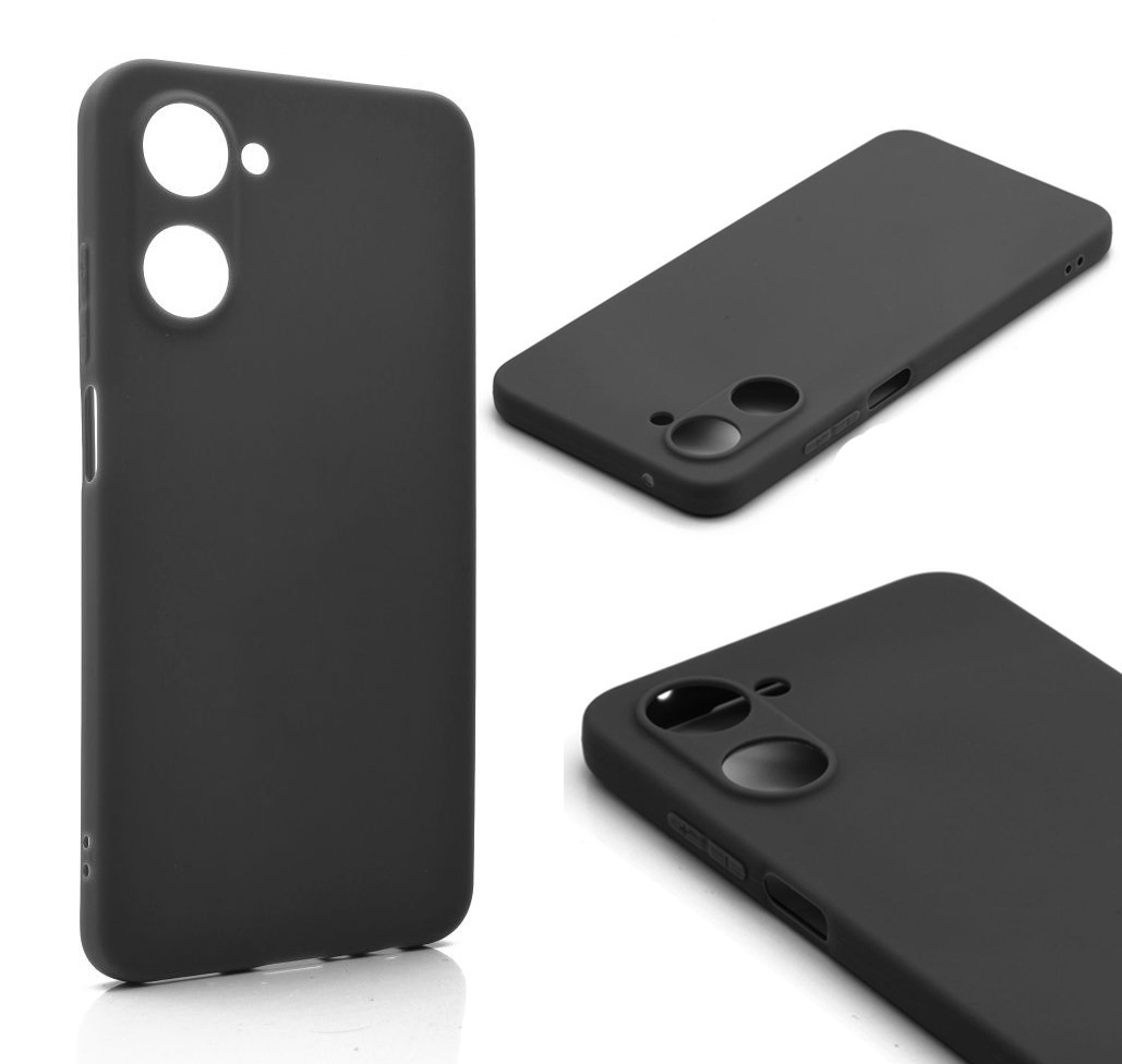 

Силиконовый чехол TPU Case матовый для Realme 10 4G черный