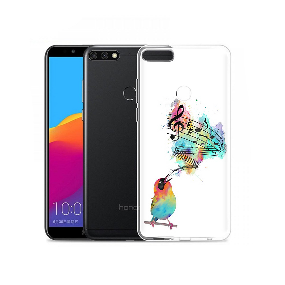 

Чехол MyPads Tocco для Honor 7C Pro певчая птичка (PT113786.47.536), Прозрачный, Tocco