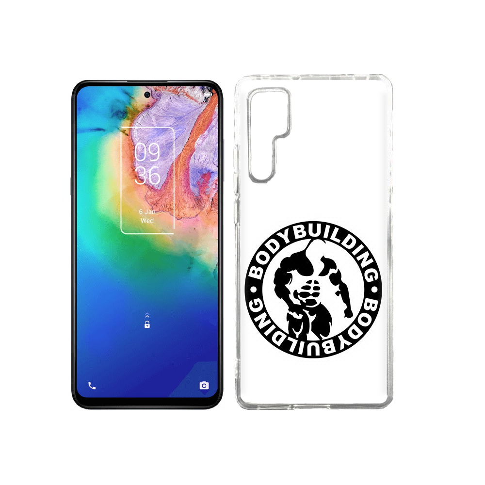 

Чехол MyPads Tocco для TCL 20 Pro бодибилдинг, Прозрачный, Tocco