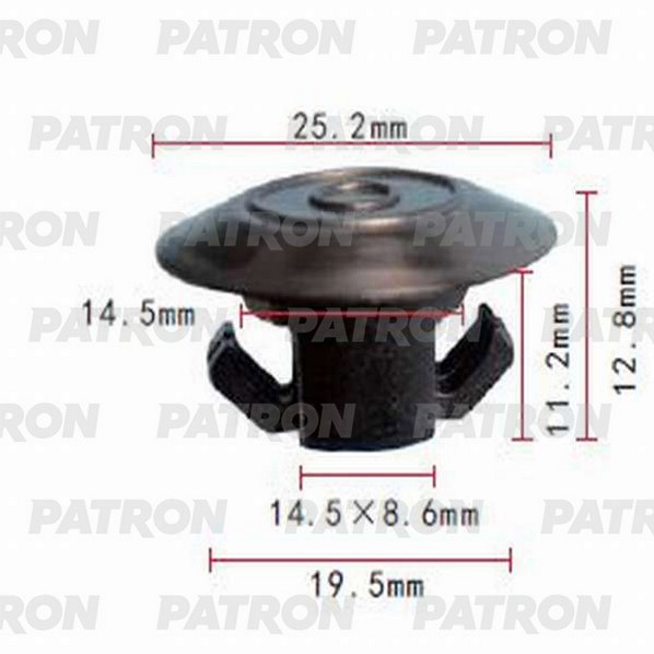 

Клипса Автомобильная PATRON P371020