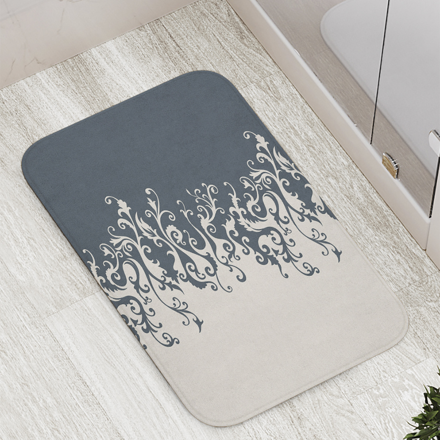 

Коврик противоскользящий JoyArty "Сплетение сторон" для ванной, сауны, бассейна, 77х52 см, Сплетение сторон