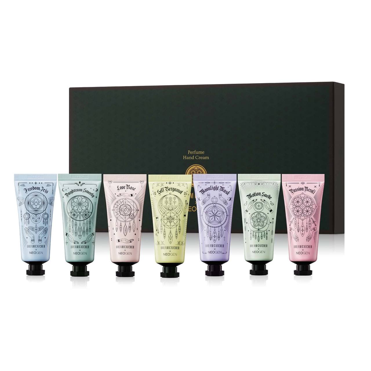 фото Набор парфюмированных кремов для рук neogen dreamcatcher perfume hand cream set, 7 шт.