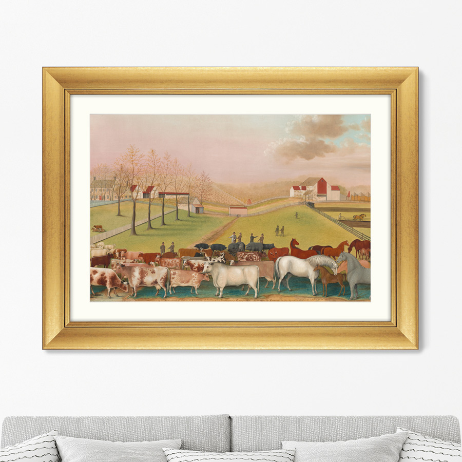 

Репродукция картины в раме The Cornell Farm 1848г. Размер картины: 60,5х80,5см