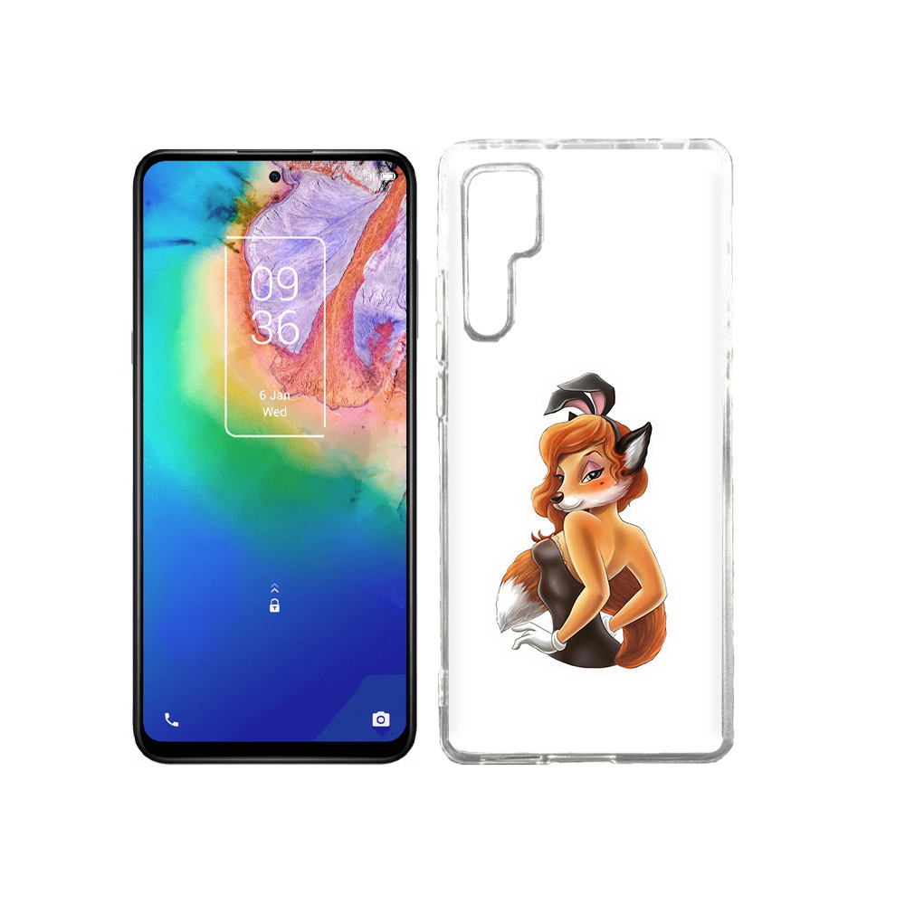 

Чехол MyPads Tocco для TCL 20 Pro баронесса, Прозрачный, Tocco