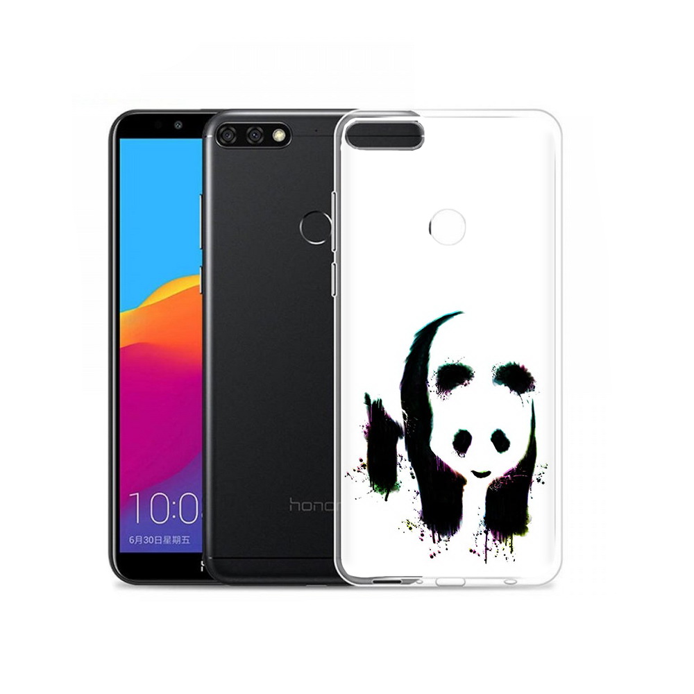 

Чехол MyPads Tocco для Honor 7C Pro панда в акварели (PT113786.47.532), Прозрачный, Tocco