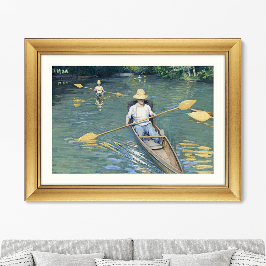 

Репродукция картины в раме Skiffs on the Yerres 1877г. Размер картины: 60,5х80,5см