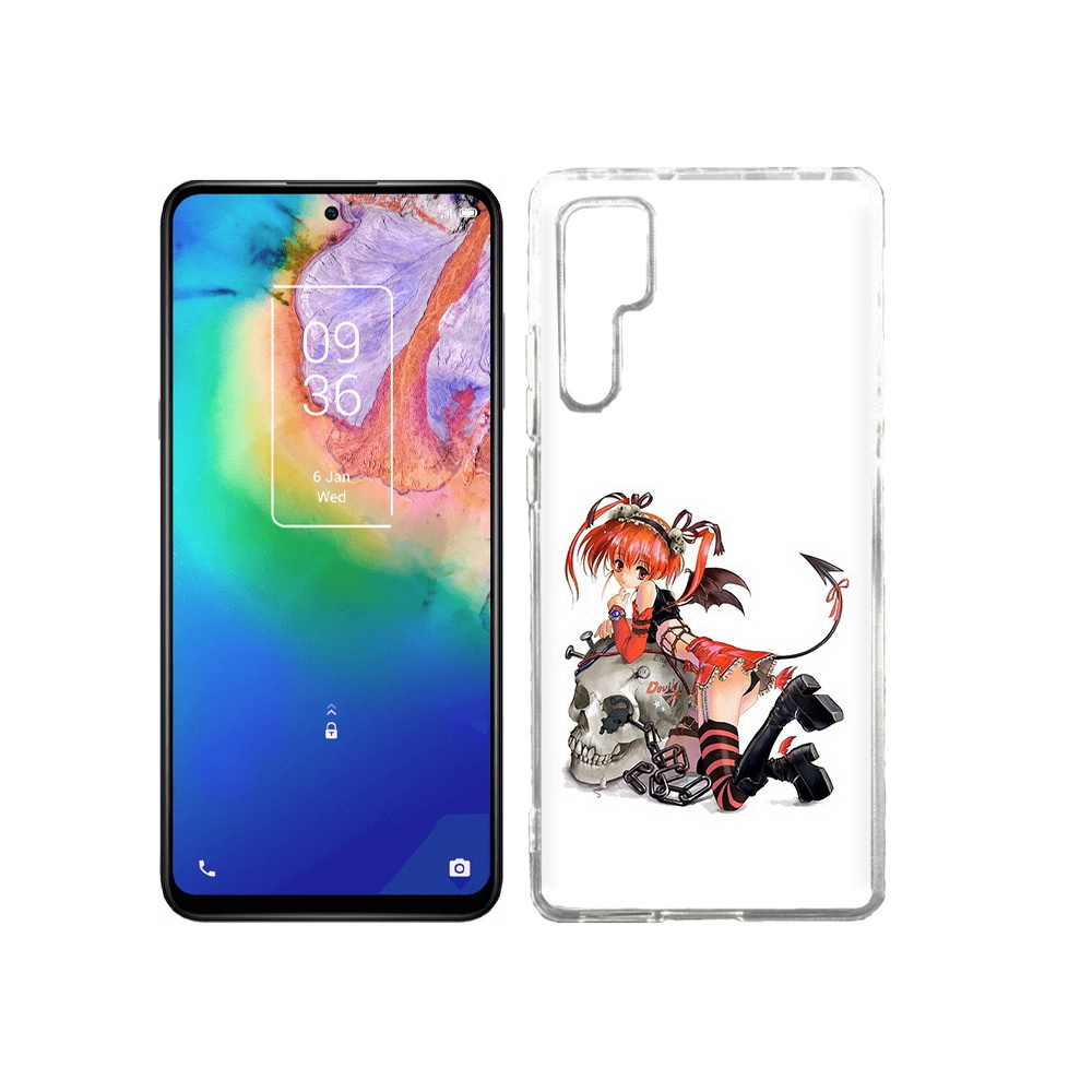 

Чехол MyPads Tocco для TCL 20 Pro аниме, Прозрачный, Tocco