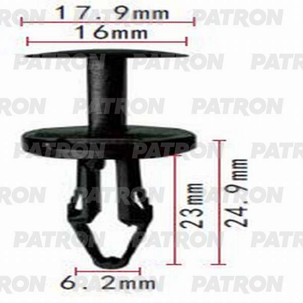 

Клипса Автомобильная PATRON P371140