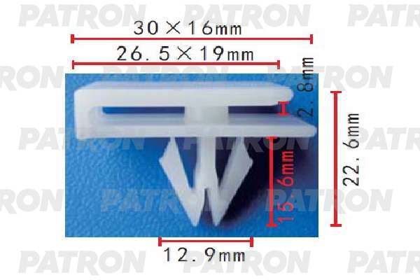 

Клипса Автомобильная PATRON P371722