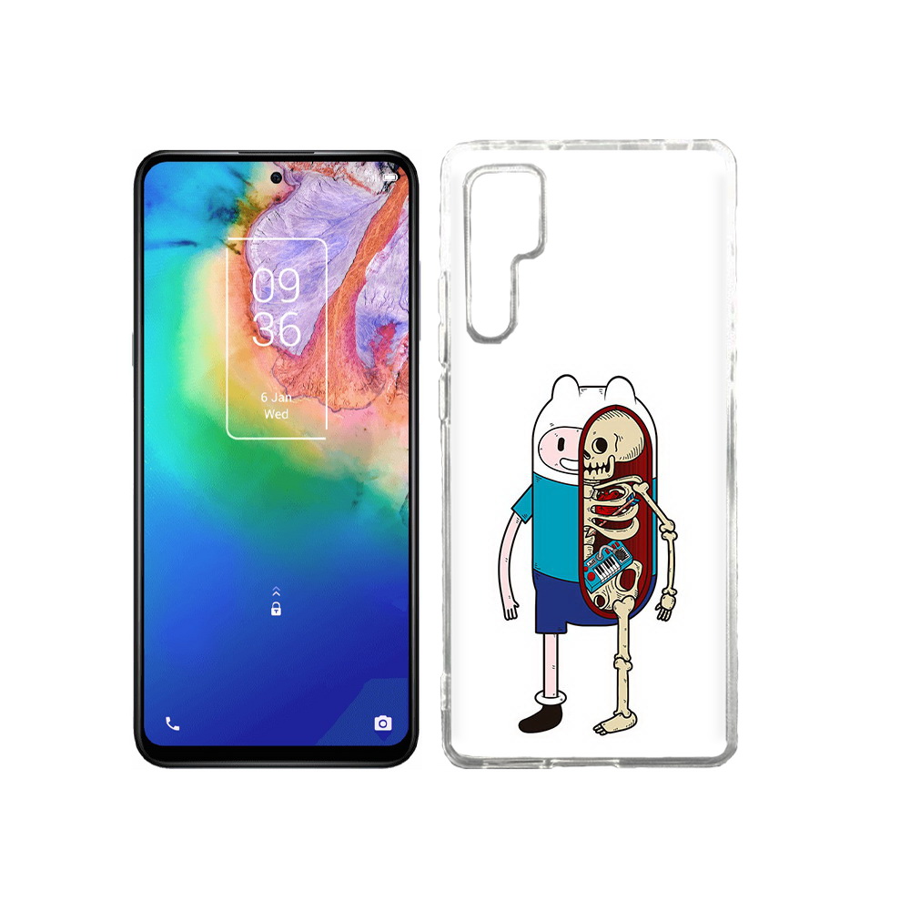 

Чехол MyPads Tocco для TCL 20 Pro Финн скелет, Прозрачный, Tocco