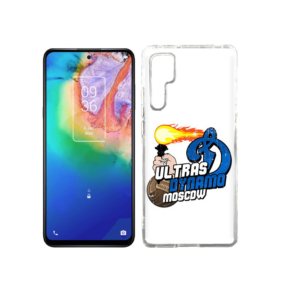 

Чехол MyPads Tocco для TCL 20 Pro ФК Динамо, Прозрачный, Tocco