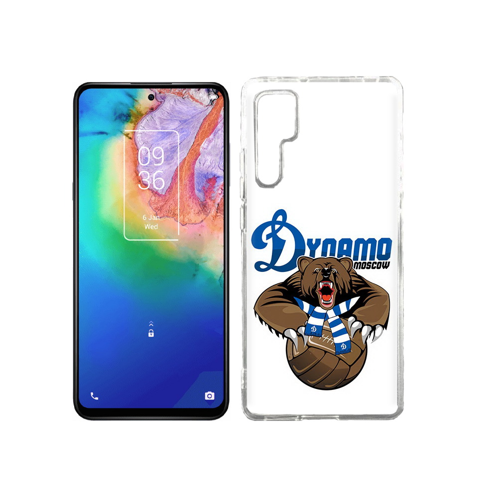 

Чехол MyPads Tocco для TCL 20 Pro ФК Динамо медведь, Прозрачный, Tocco