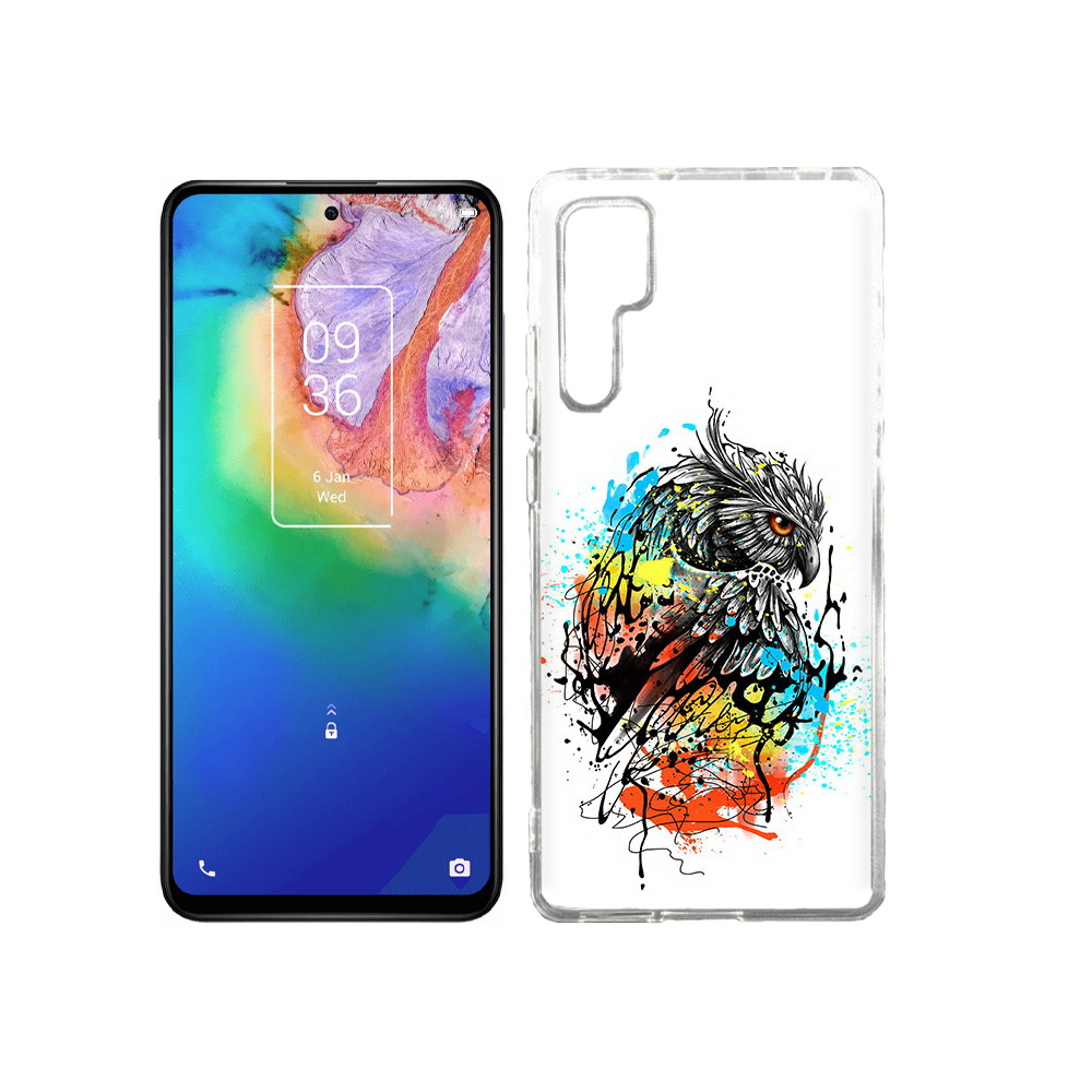 

Чехол MyPads Tocco для TCL 20 Pro Творческая сова, Прозрачный, Tocco