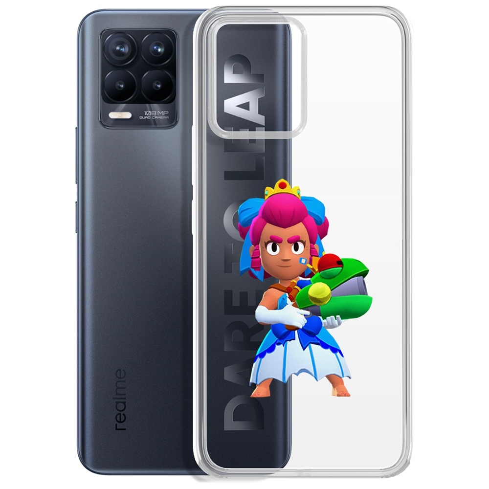 Чехол-накладка Brawl Stars-Принцесса Шелли для Realme 8/8 Pro 4G