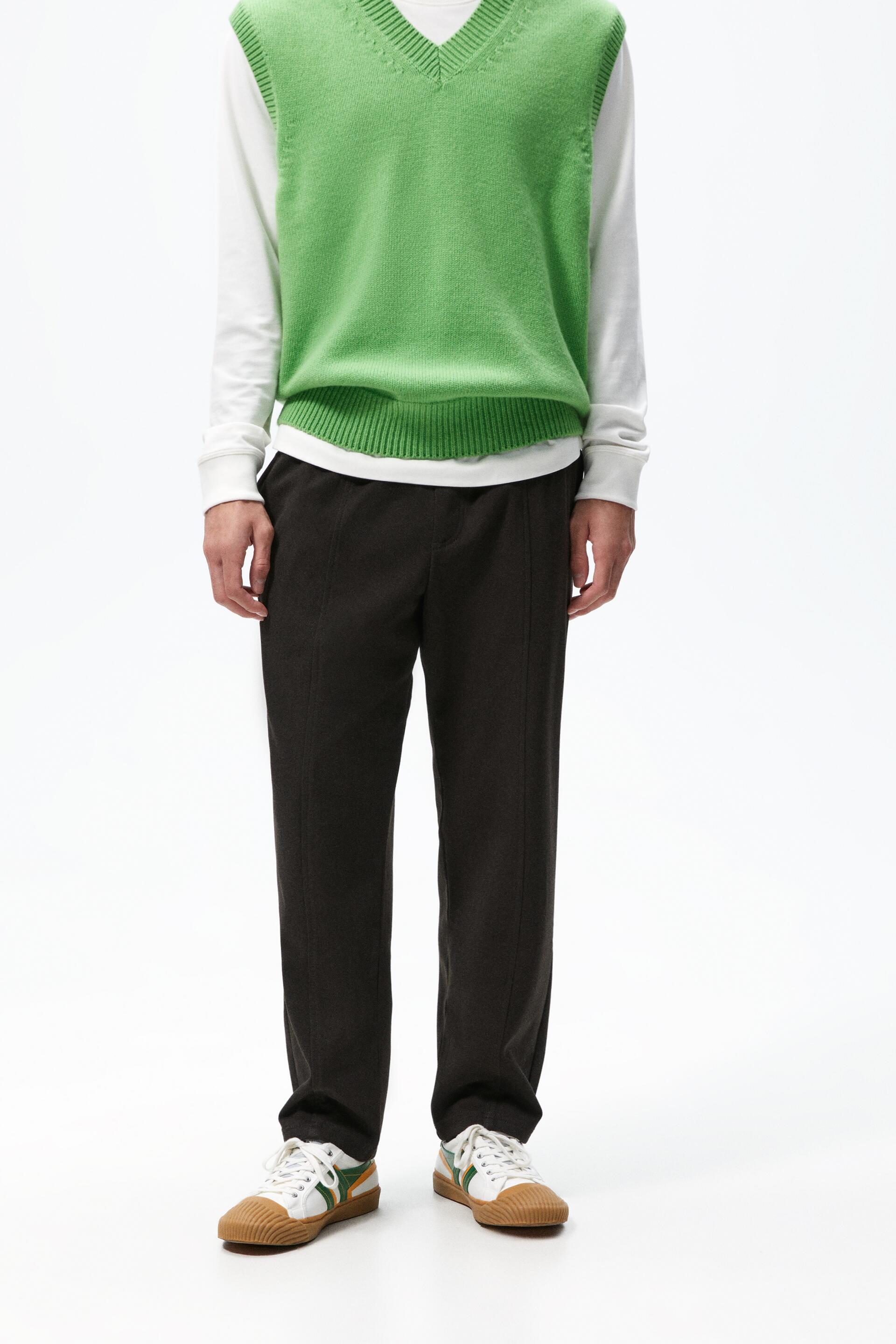 

Брюки мужские ZARA 07147340 коричневые L (доставка из-за рубежа), 07147340