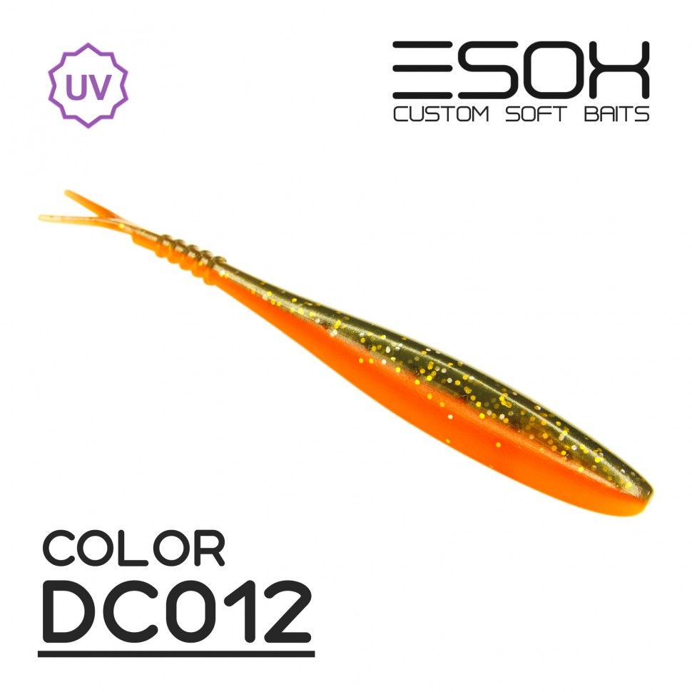 

Силиконовая приманка Esox Фурия 150 мм цвет DC012 4 шт, Фурия