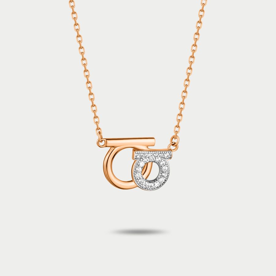 

Колье из золота с фианитом 45 см GOLD CENTER Ко4807, Ко4807