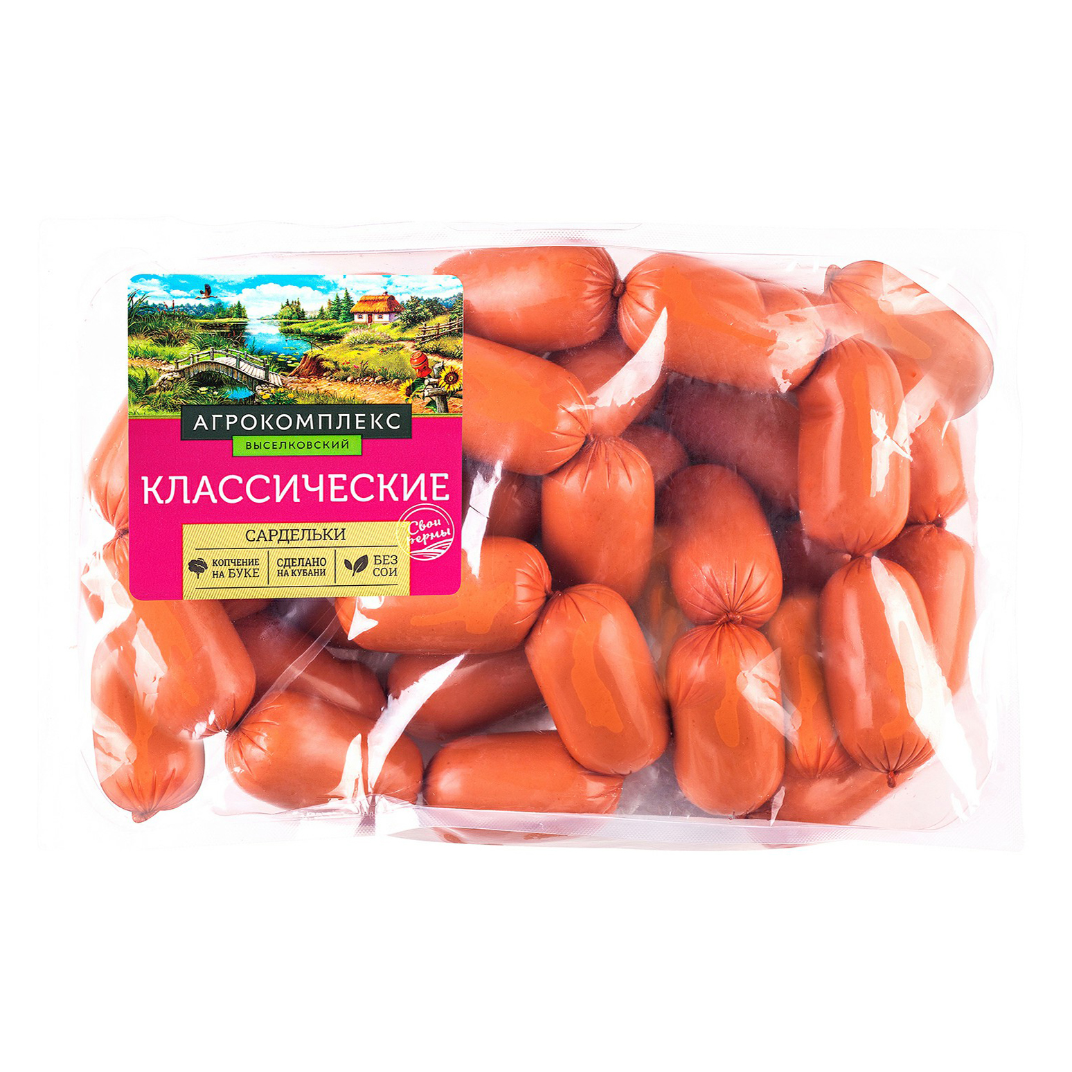 

Сардельки Агрокомплекс Классические +-500 г