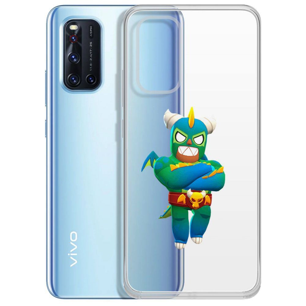 Чехол-накладка Brawl Stars-Эль Дракон Вердозо для Vivo V19