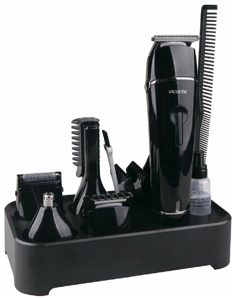 Машинка для стрижки волос Viconte VC-1476 черный мужской гель ледяная свежесть 2в1 для тела и волос 400 мл