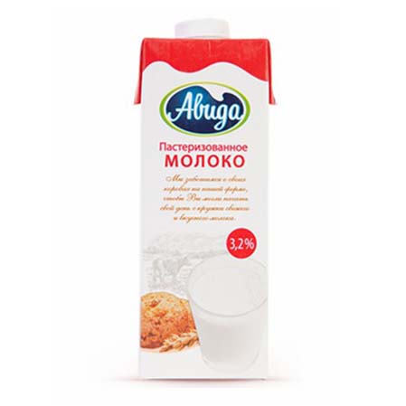 

Молоко 3,2% пастеризованное 1 л Авида