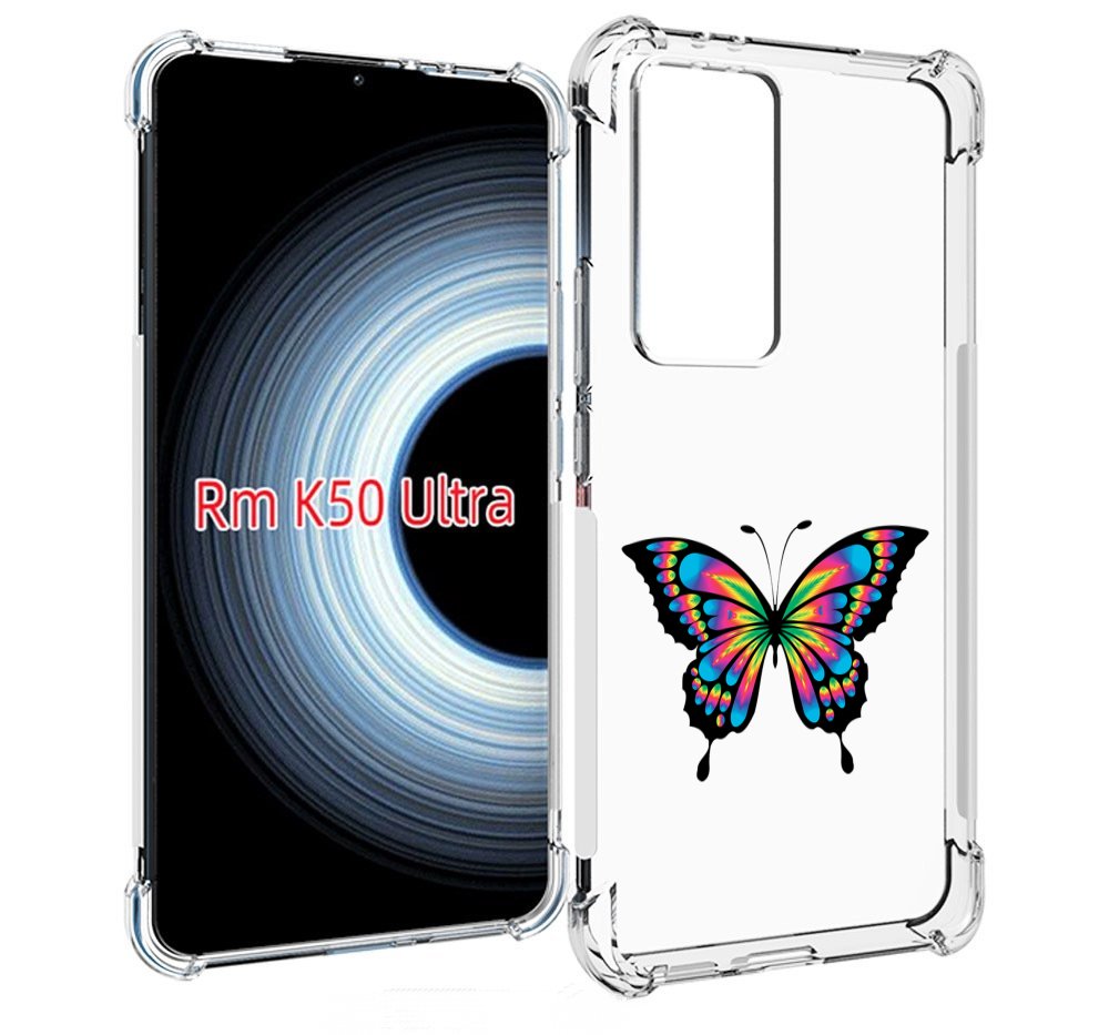 

Чехол MyPads мини-бабочка для Xiaomi 12T / Redmi K50 Ultra, Прозрачный, Tocco