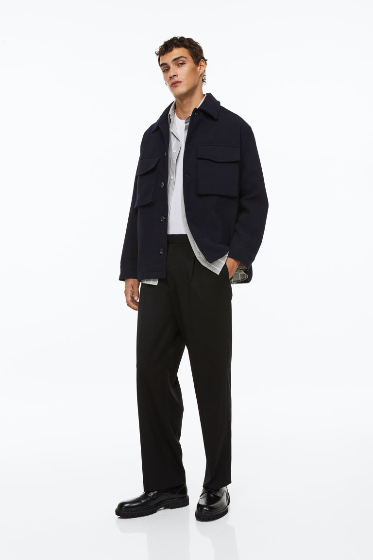 

Брюки мужские H&M 0867466001 черные 56 EU (доставка из-за рубежа), 0867466001