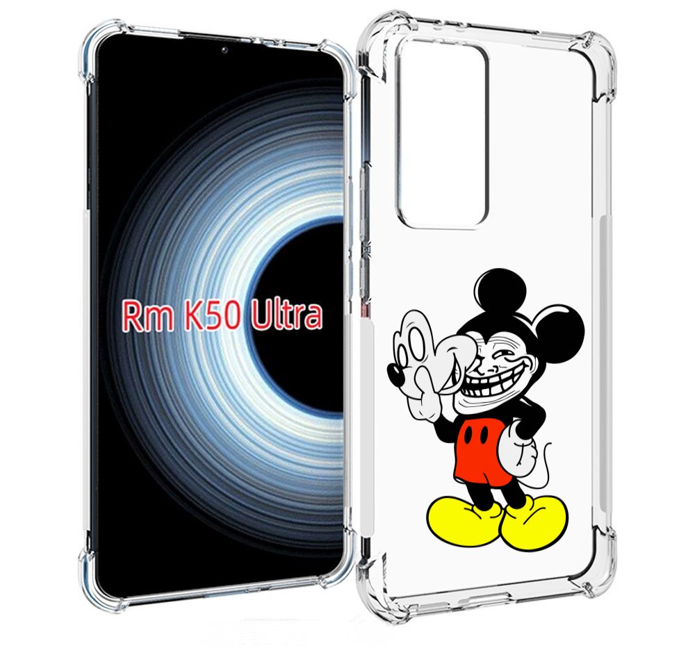 

Чехол MyPads микки-маус-троллер для Xiaomi 12T / Redmi K50 Ultra, Прозрачный, Tocco