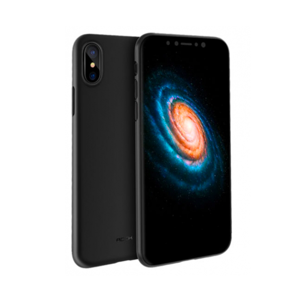 Накладка Rock Naked shell series PP 08568 для iPhone X цв. Чёрный Black 100042519359 черный