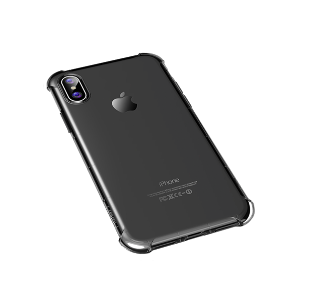 

Накладка Rock Fence S 07776 для iPhone X цв. Прозрачно-Черный Black
