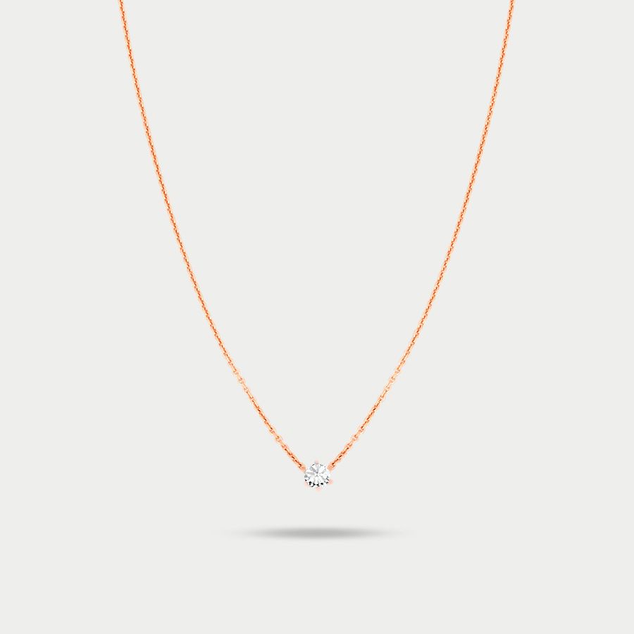 

Колье из золота с фианитом 40 см GOLD CENTER 701520, 701520