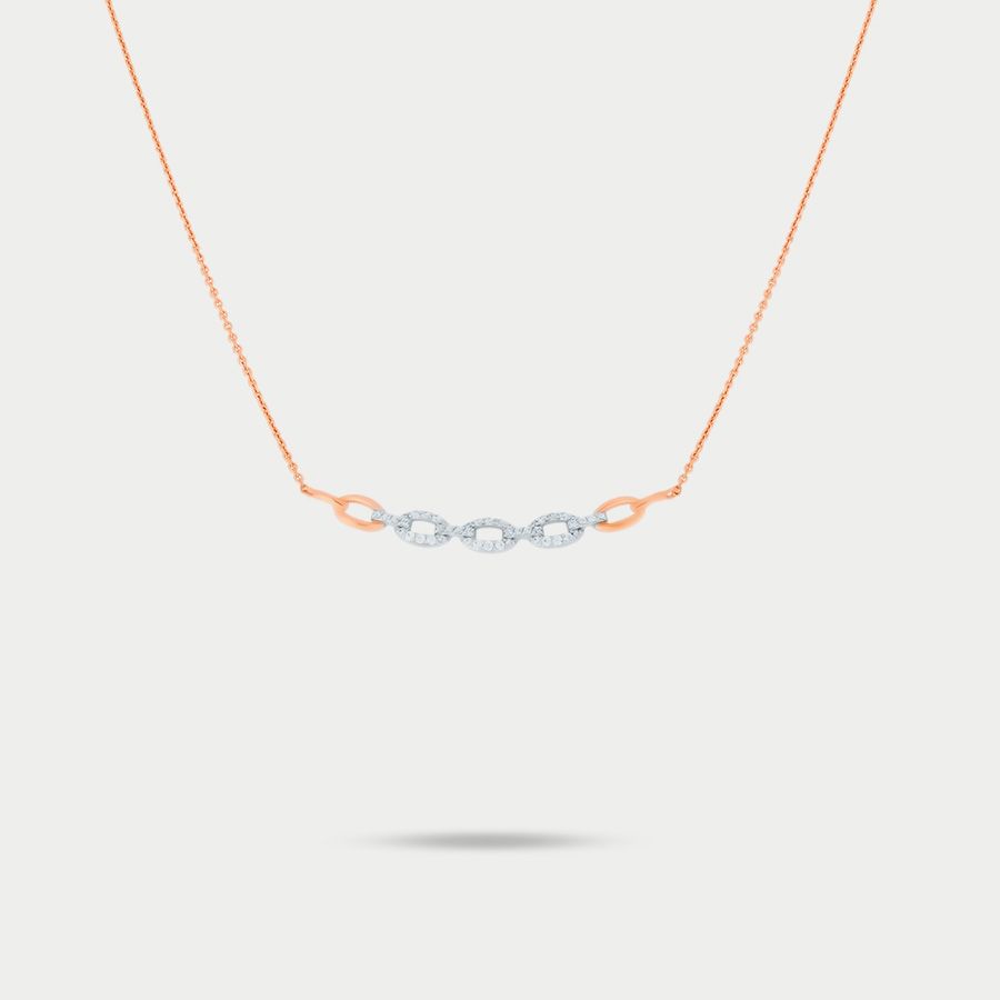 

Колье из золота с фианитом 40 см GOLD CENTER 703064, 703064