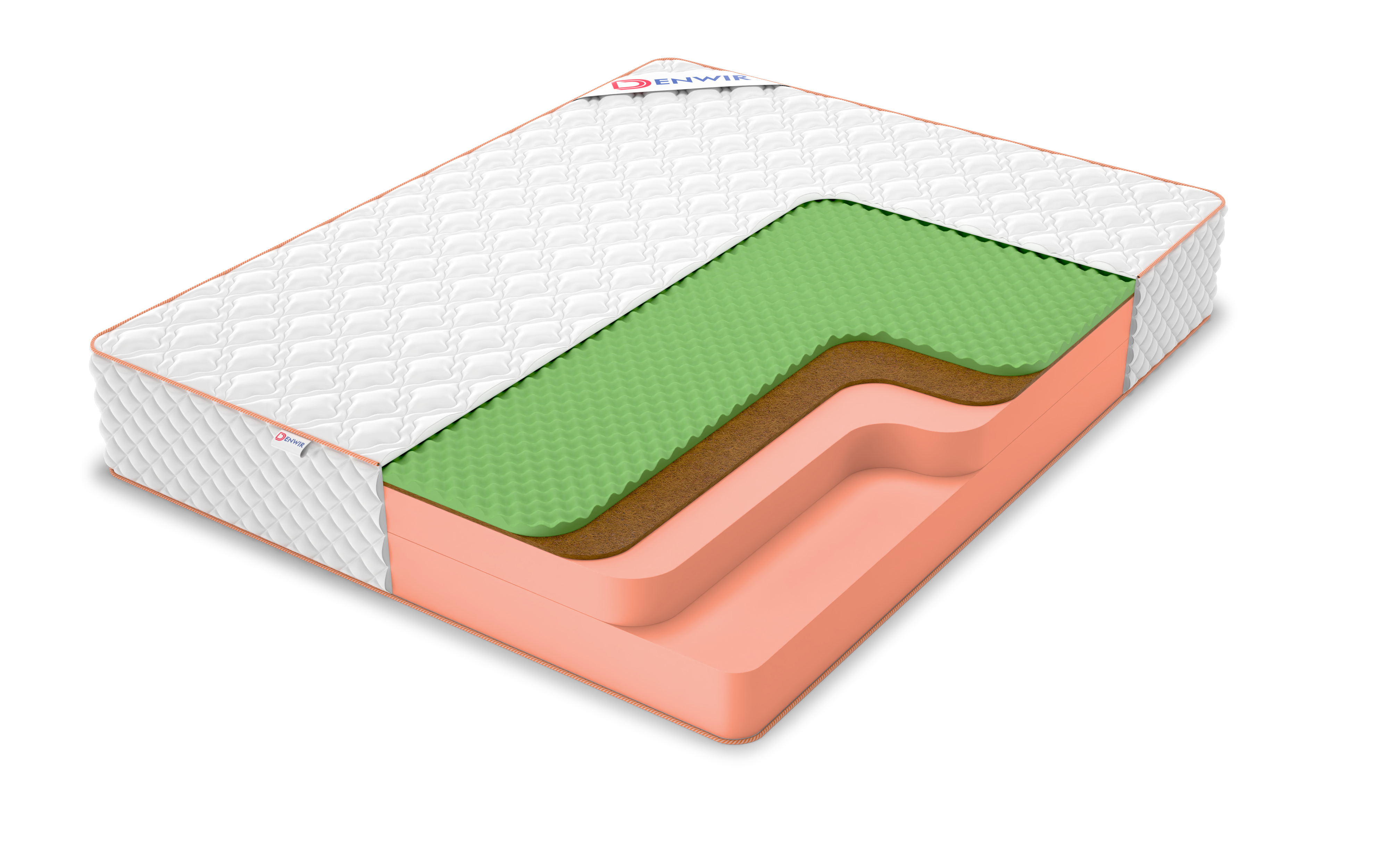 

Матрас беспружинный DENWIR TOP BALANCE RELAX 28/chstmat_TBR28_70x115, Белый, TOP BALANCE RELAX 28