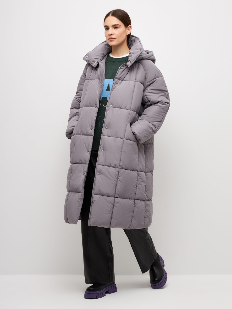 

Куртка женская Sela Moms 2810011208 серая XS, 2810011208