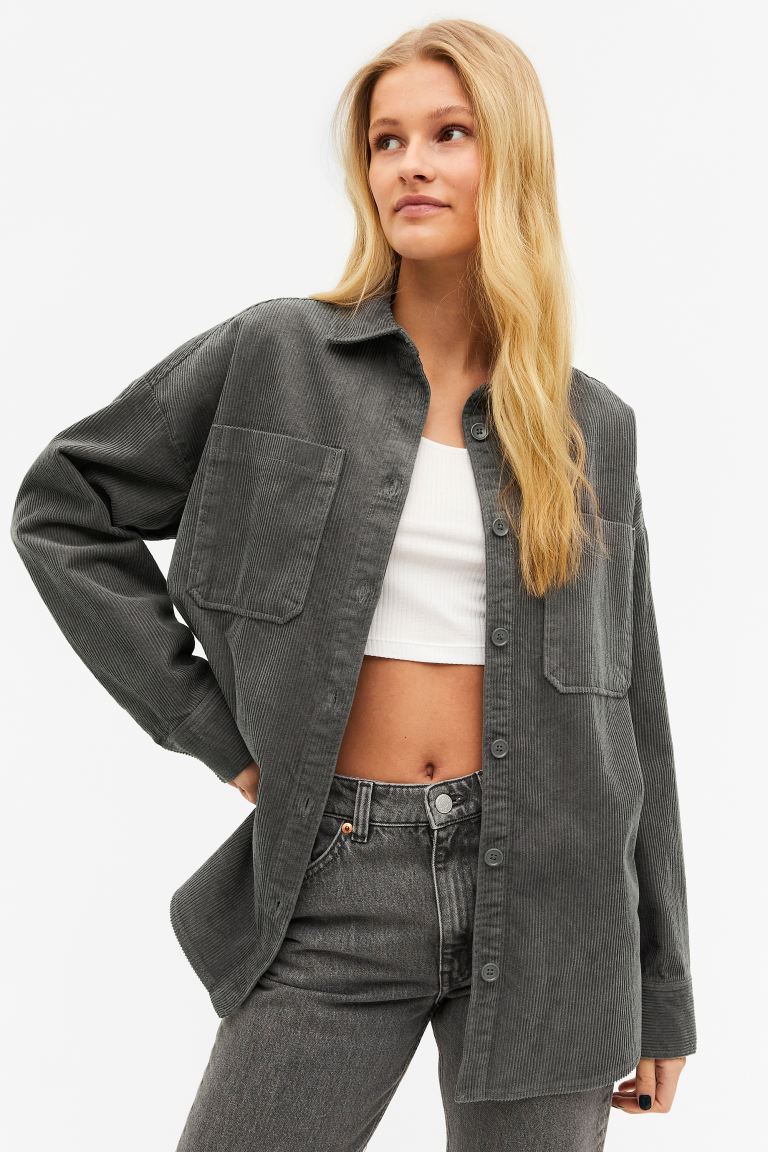 

Рубашка женская Monki 0865218027 серая XL (доставка из-за рубежа), 0865218027