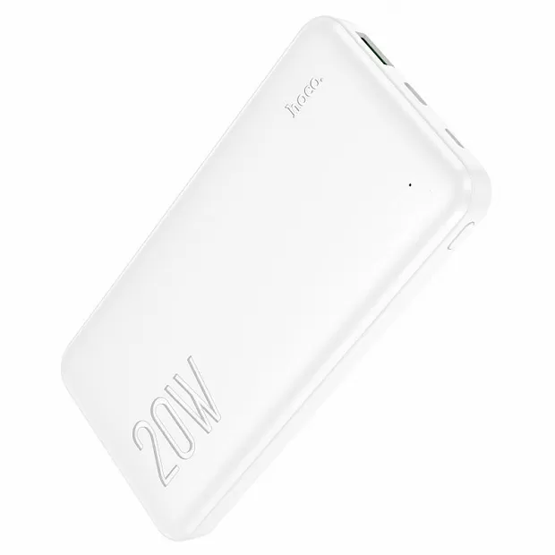 

Внешний аккумулятор Hoco Power Bank J87 10000mAh 2xUSB PD 20W + QC 3.0 J87 White